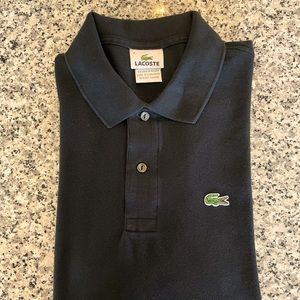 Like NEW Lacoste Original Classic Fit Polo (Black)